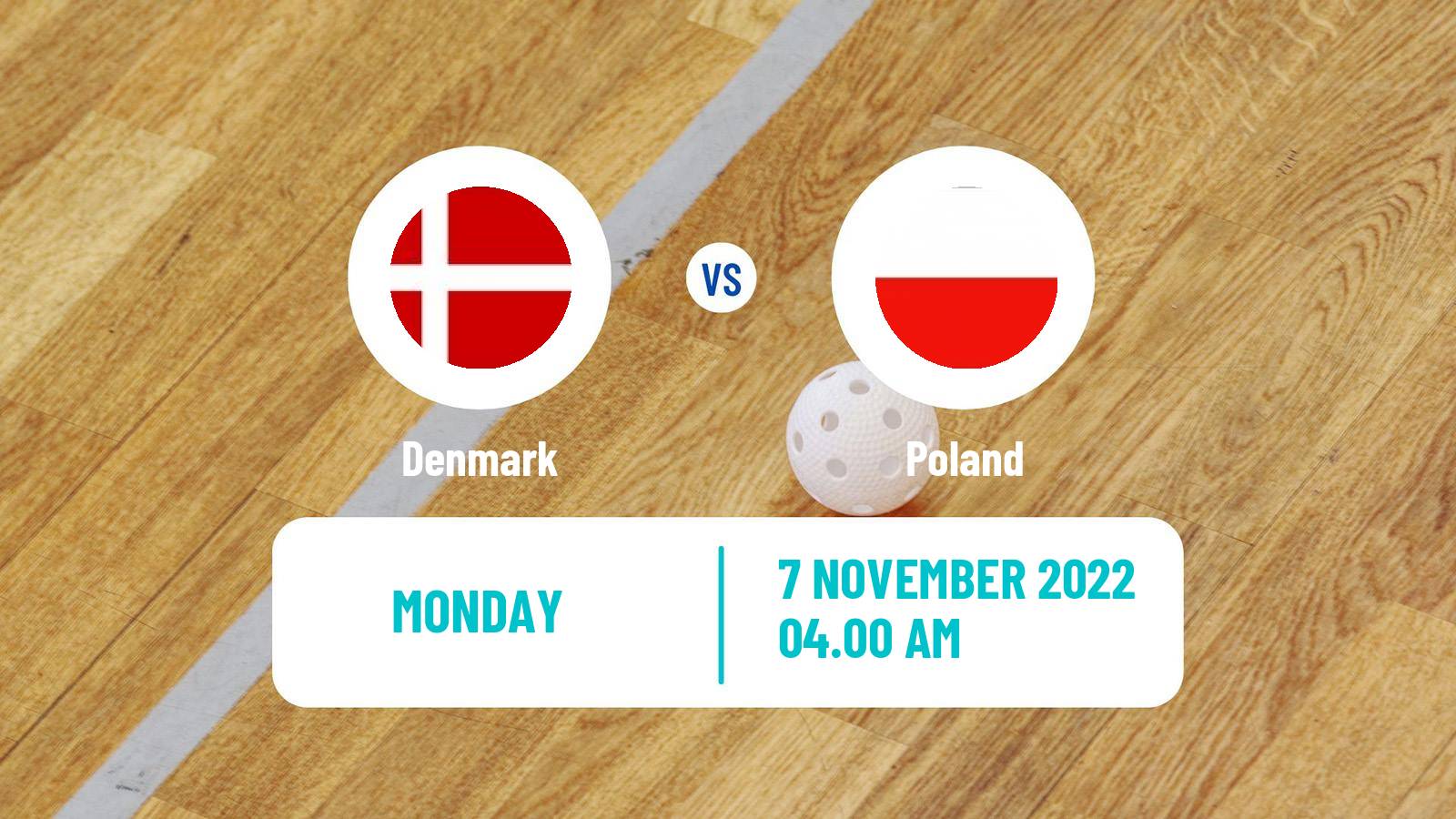 Floorball World Championship Floorball Denmark - Poland