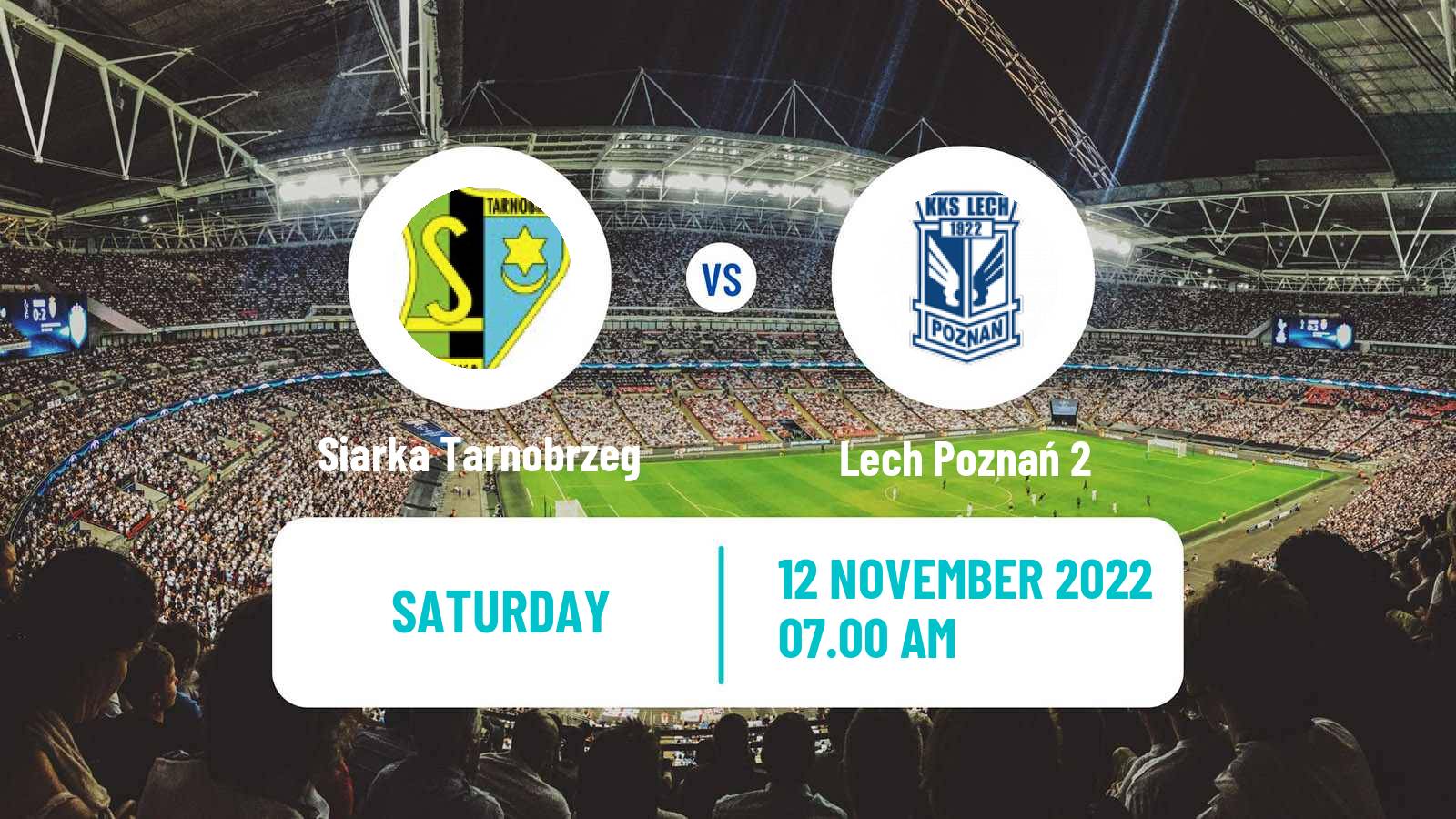 Soccer Polish Division 2 Siarka Tarnobrzeg - Lech Poznań 2