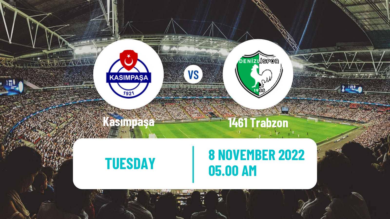 Soccer Turkish Cup Kasımpaşa - 1461 Trabzon