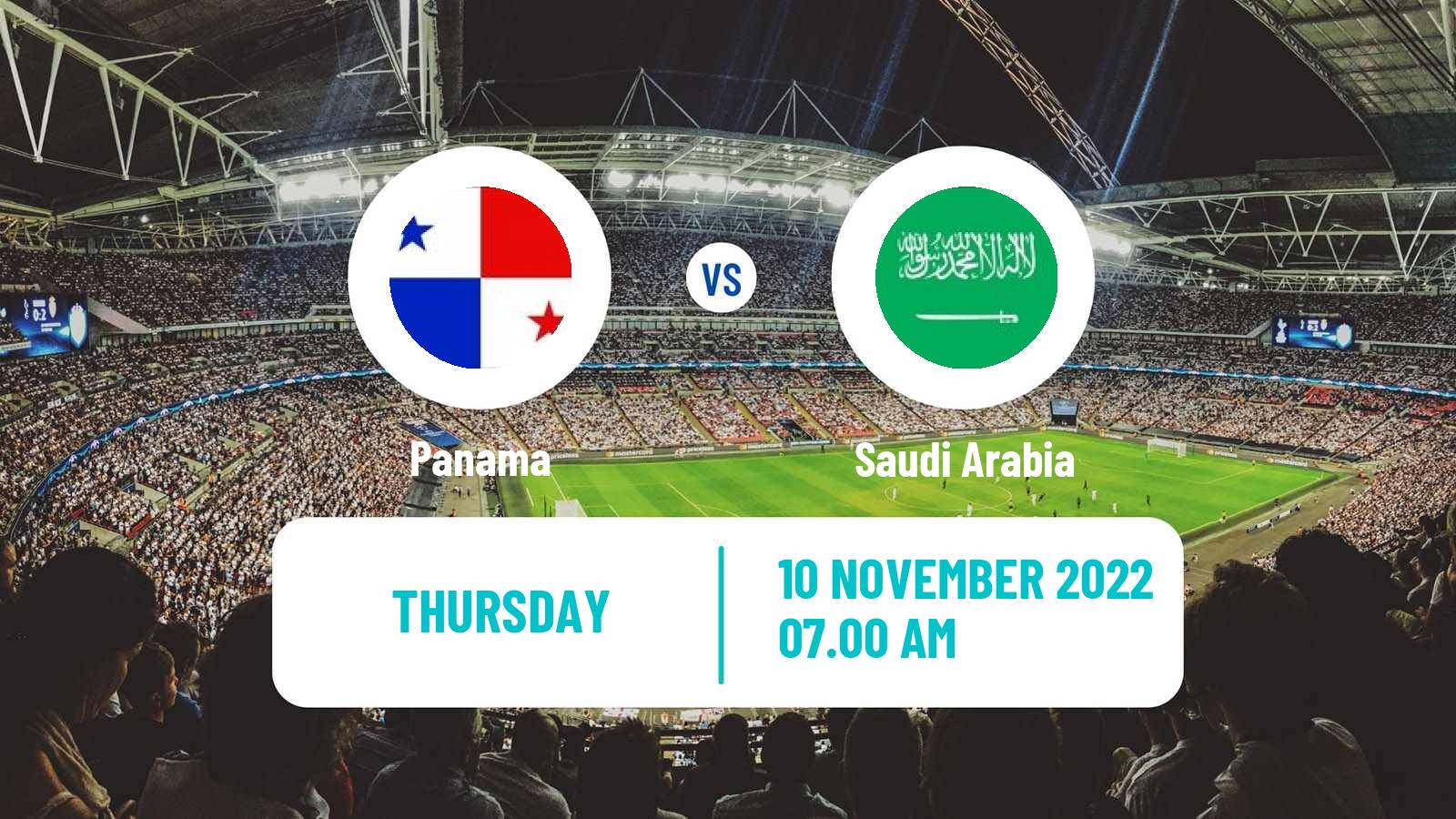 Soccer Friendly Panama - Saudi Arabia
