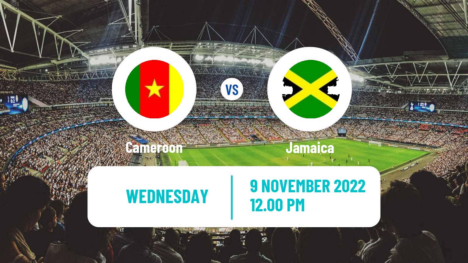 Soccer Friendly Cameroon - Jamaica