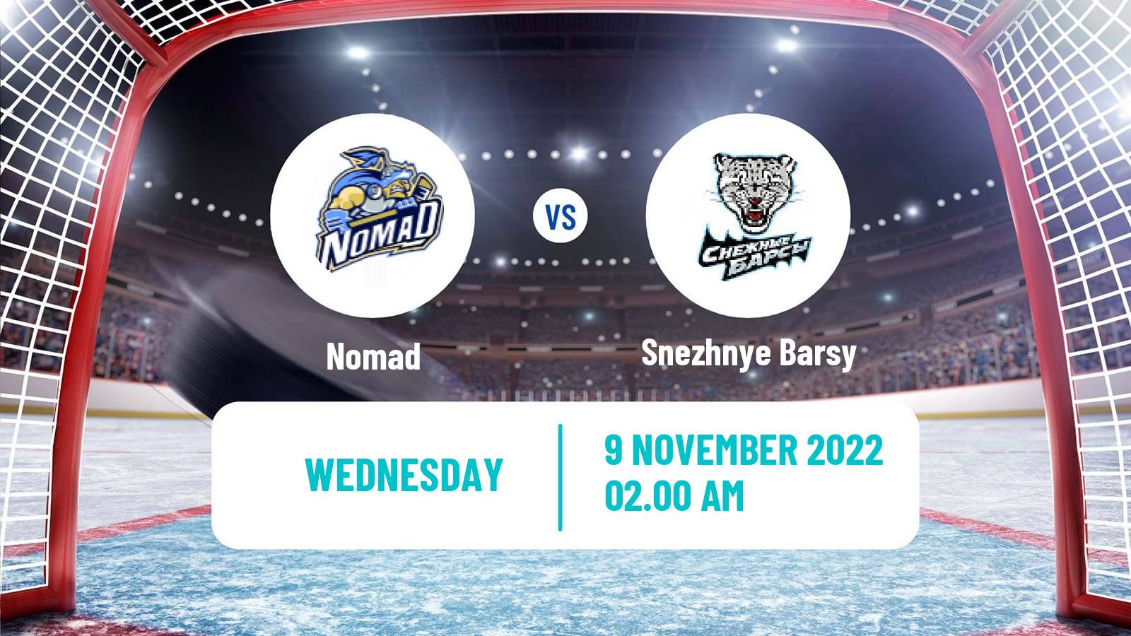 Hockey Kazakh Ice Hockey Championship Nomad - Snezhnye Barsy