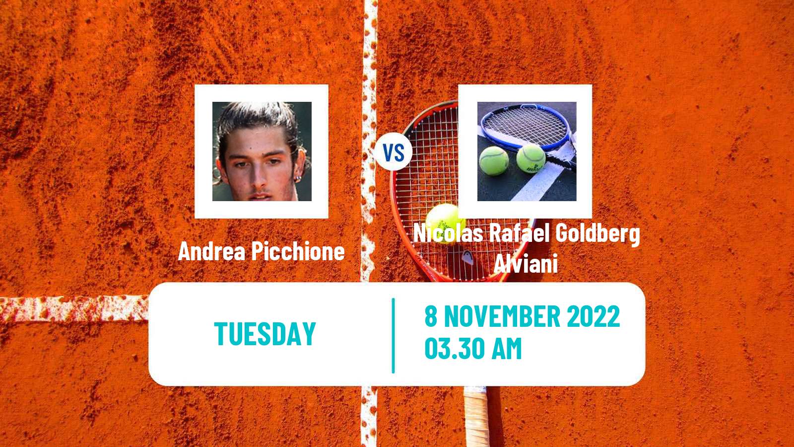 Tennis ITF Tournaments Andrea Picchione - Nicolas Rafael Goldberg Alviani