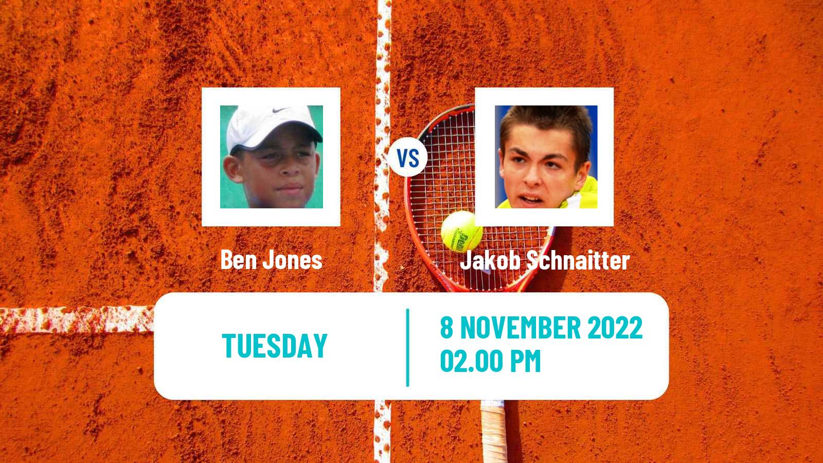 Tennis ITF Tournaments Ben Jones - Jakob Schnaitter