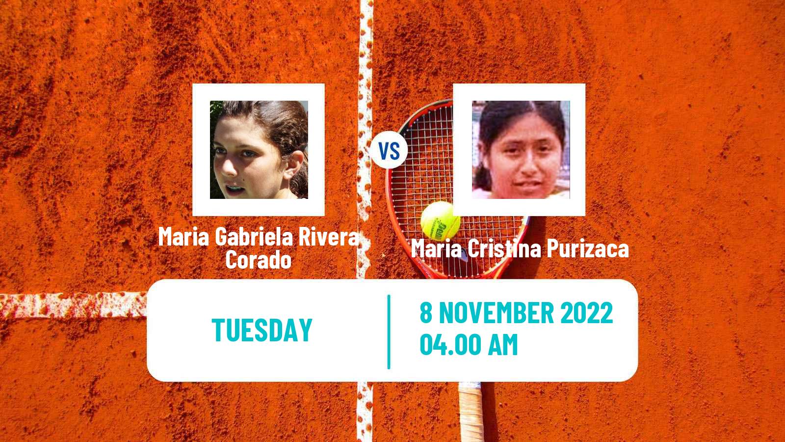 Tennis ITF Tournaments Maria Gabriela Rivera Corado - Maria Cristina Purizaca