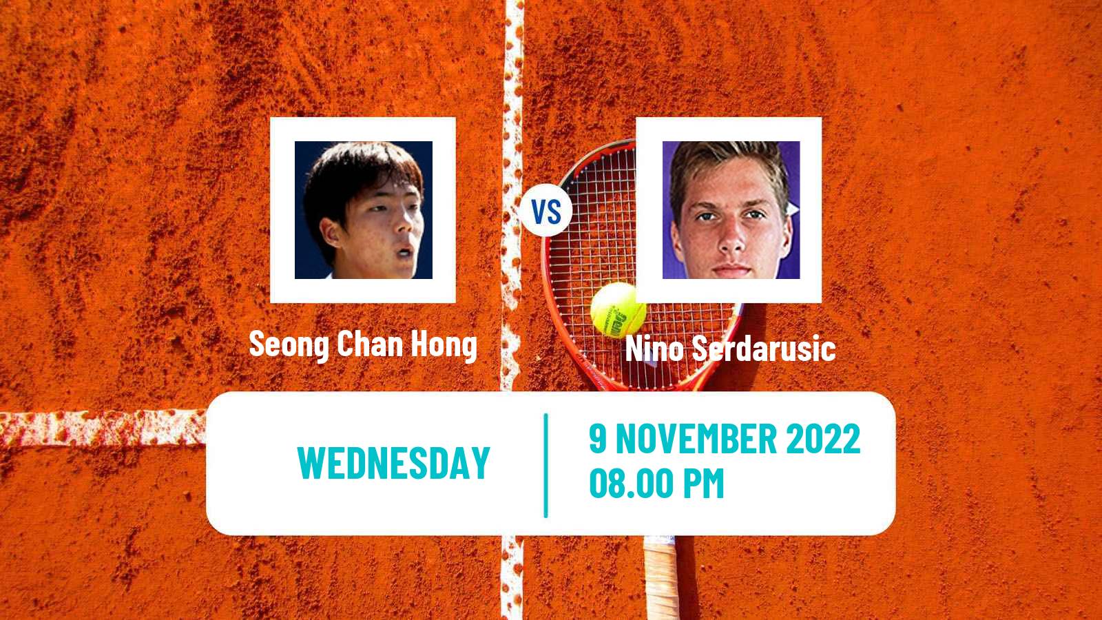 Tennis ATP Challenger Seong Chan Hong - Nino Serdarusic