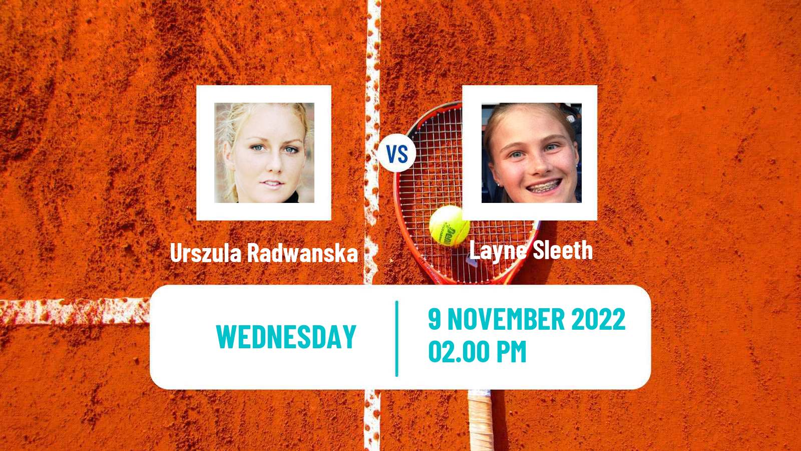 Tennis ITF Tournaments Urszula Radwanska - Layne Sleeth