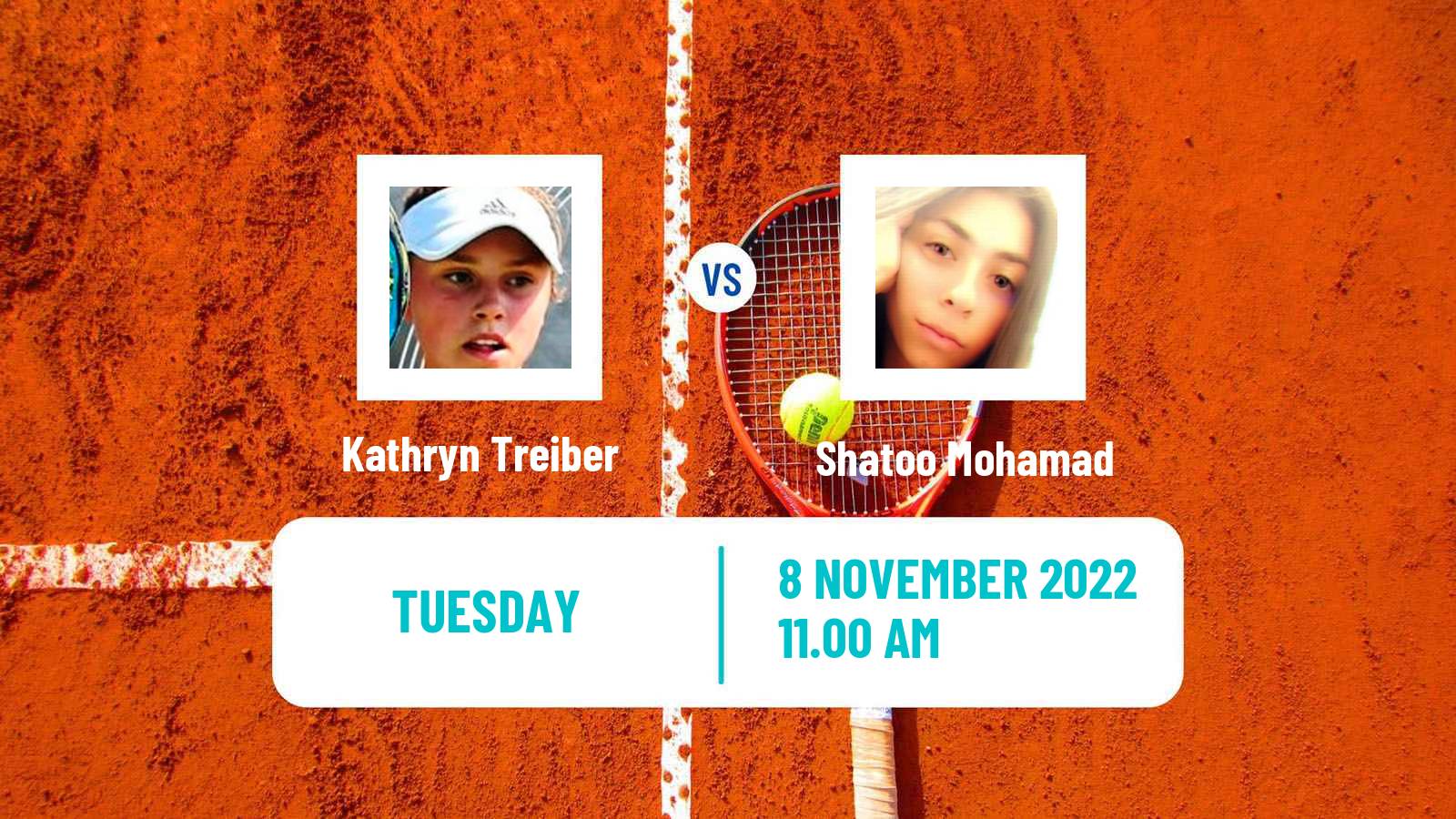 Tennis ITF Tournaments Kathryn Treiber - Shatoo Mohamad