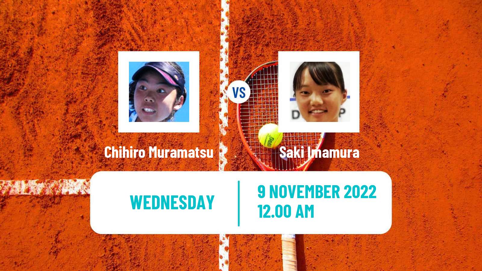 Tennis ITF Tournaments Chihiro Muramatsu - Saki Imamura