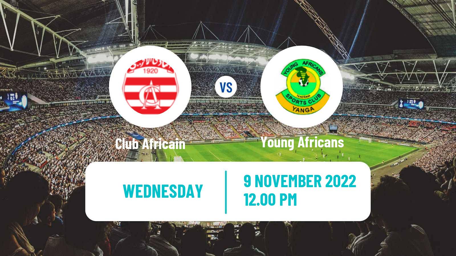 Soccer CAF Confederation Cup Club Africain - Young Africans