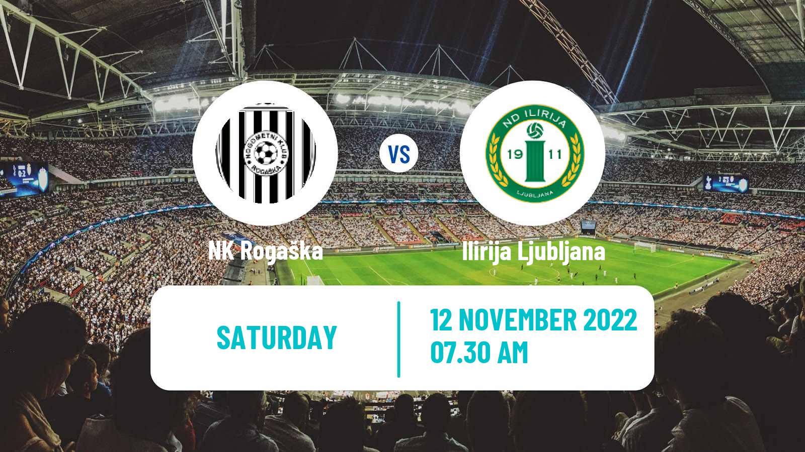 Soccer Slovenian 2 SNL Rogaška - Ilirija Ljubljana