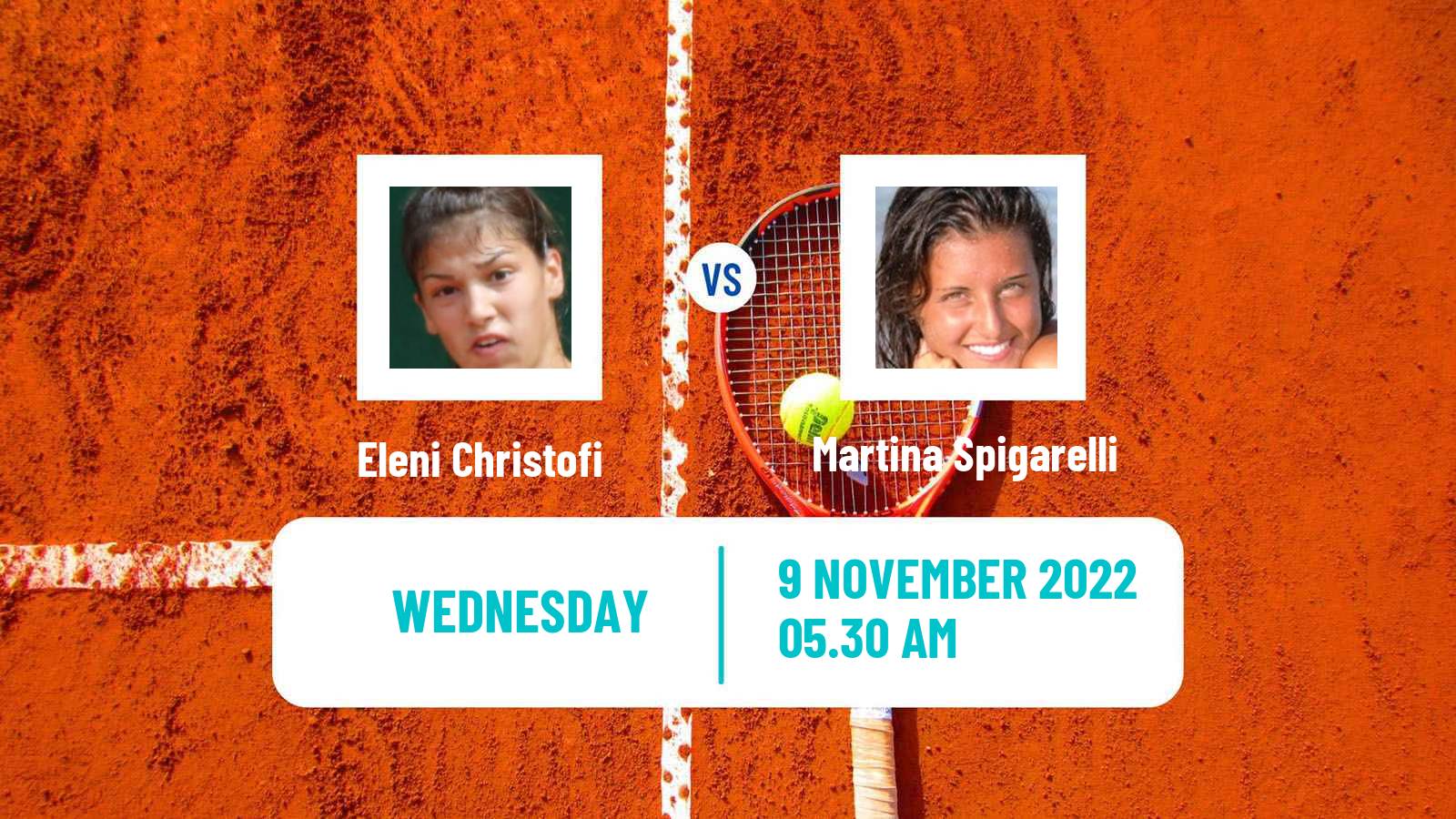 Tennis ITF Tournaments Eleni Christofi - Martina Spigarelli