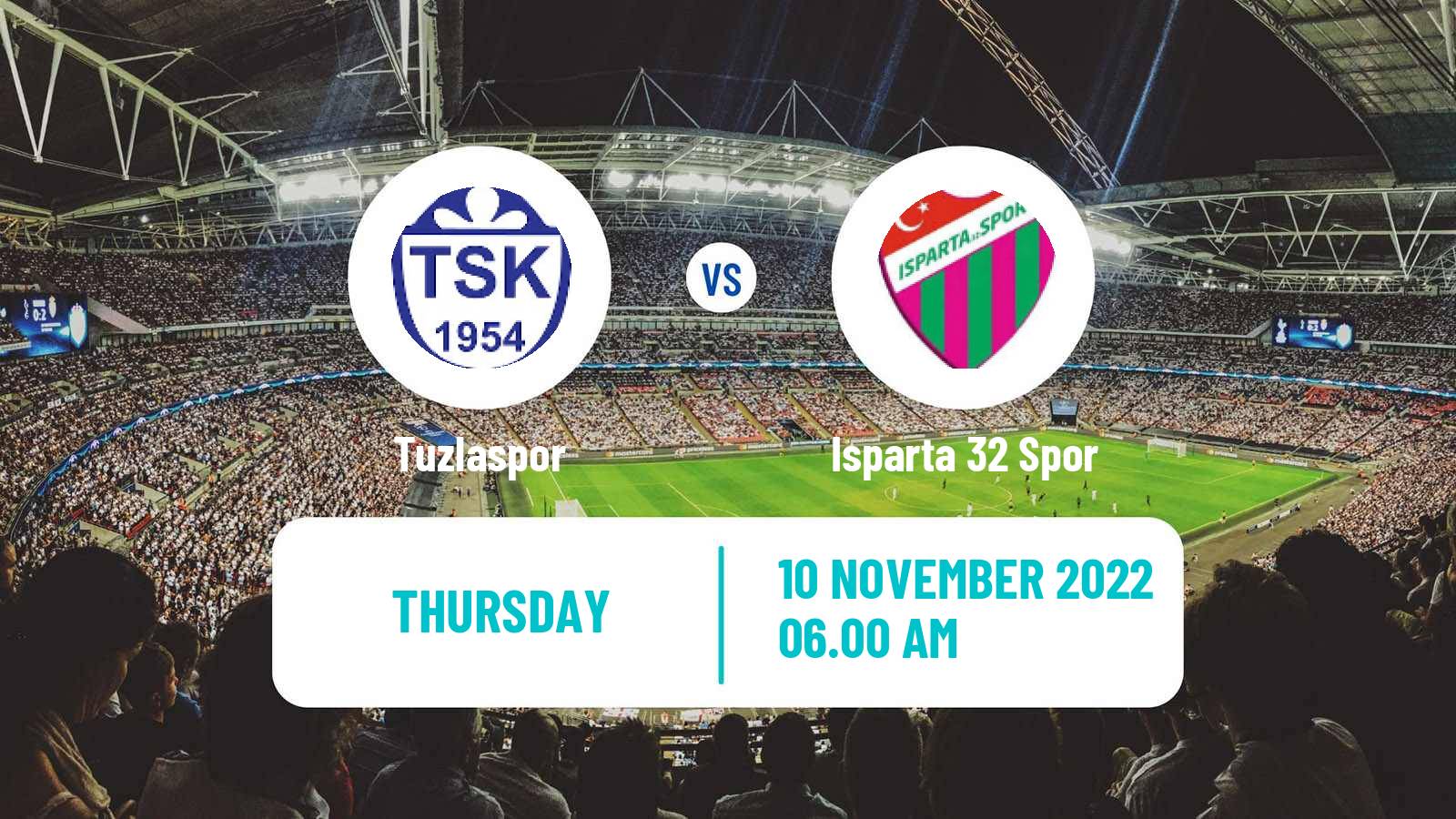 Soccer Turkish Cup Tuzlaspor - Isparta 32 Spor