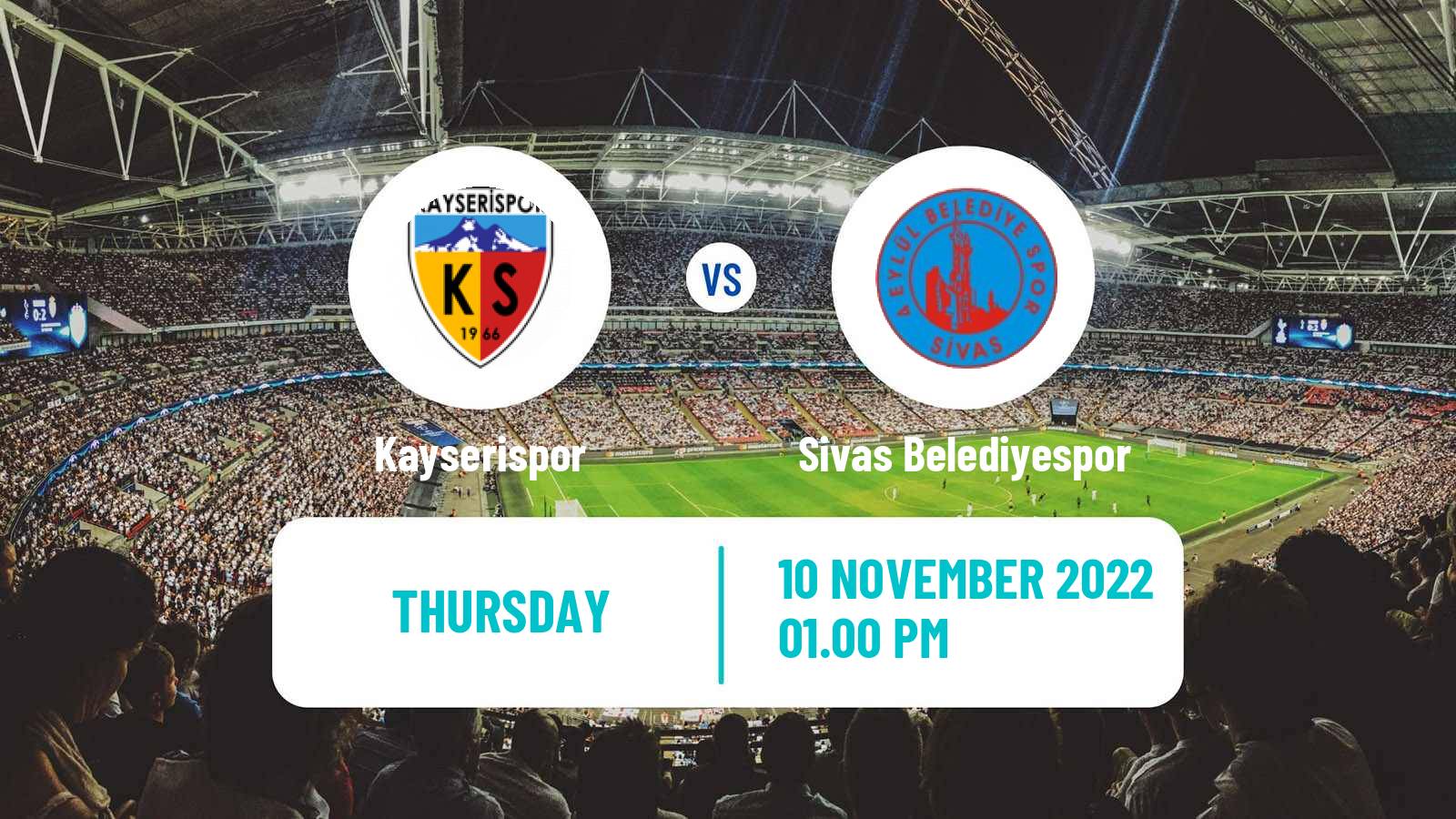 Soccer Turkish Cup Kayserispor - Sivas Belediyespor