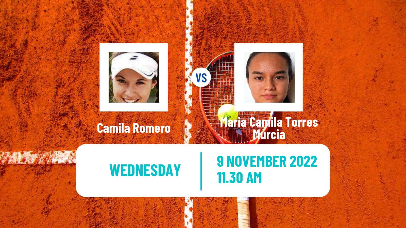 Tennis ITF Tournaments Camila Romero - Maria Camila Torres Murcia