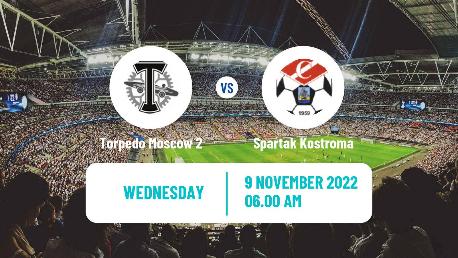 Soccer Russian FNL 2 Group 2 Torpedo Moscow 2 - Spartak Kostroma