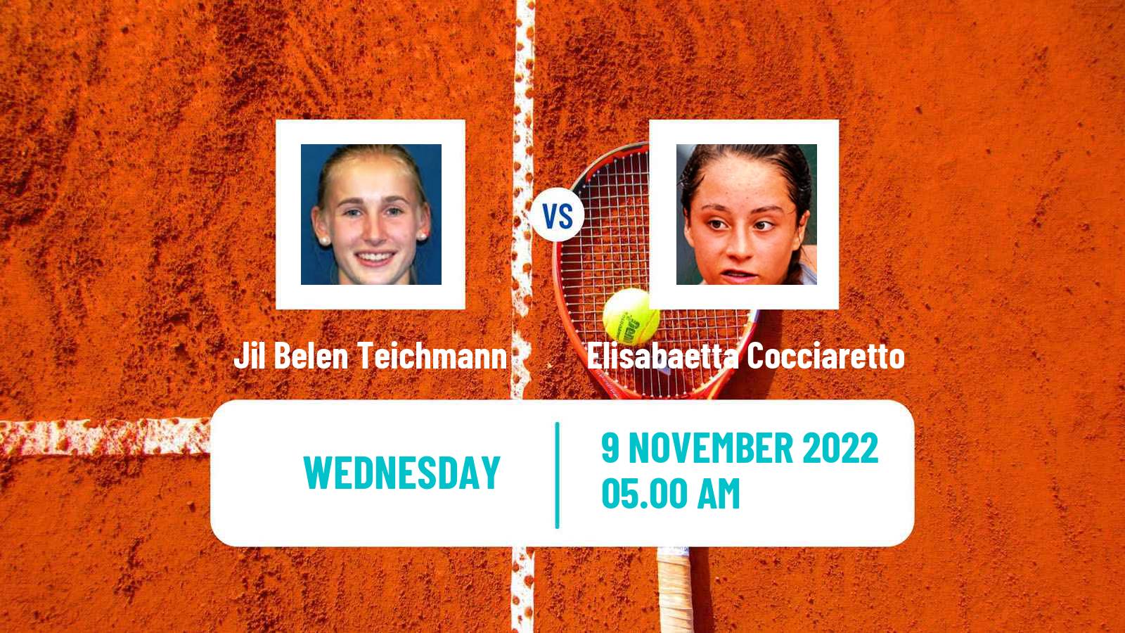 Tennis WTA Billie Jean King Cup World Group Jil Belen Teichmann - Elisabaetta Cocciaretto