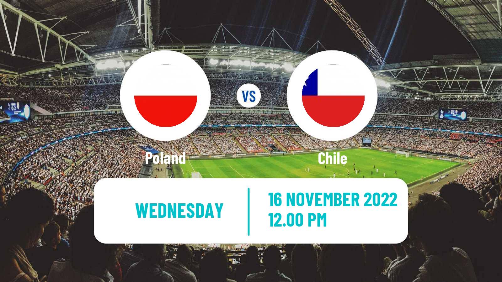 Soccer Friendly Poland - Chile