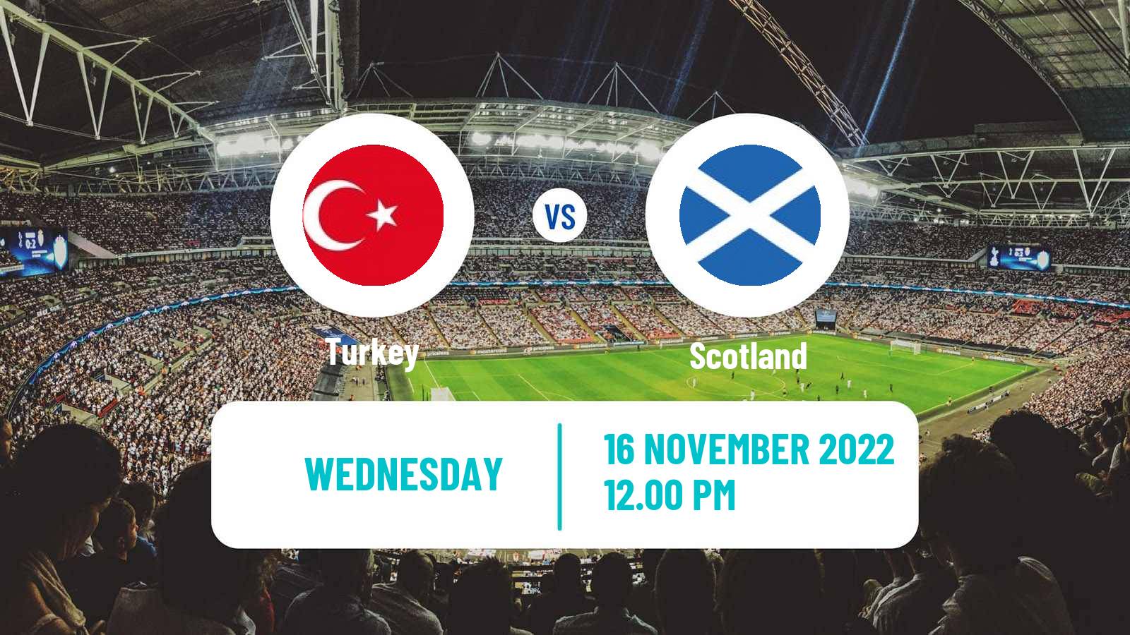 Soccer Friendly Turkey - Scotland