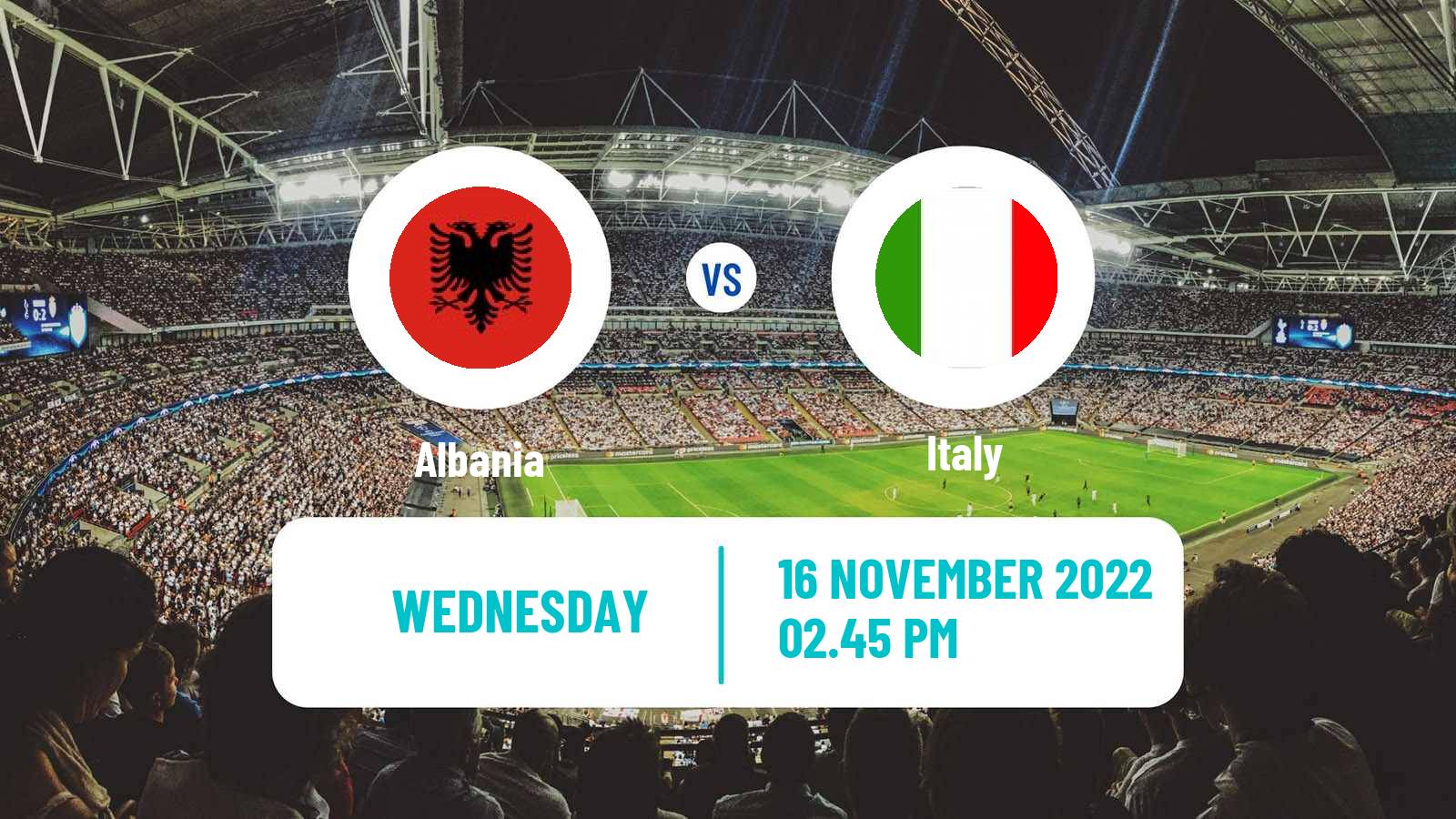 Soccer Friendly Albania - Italy