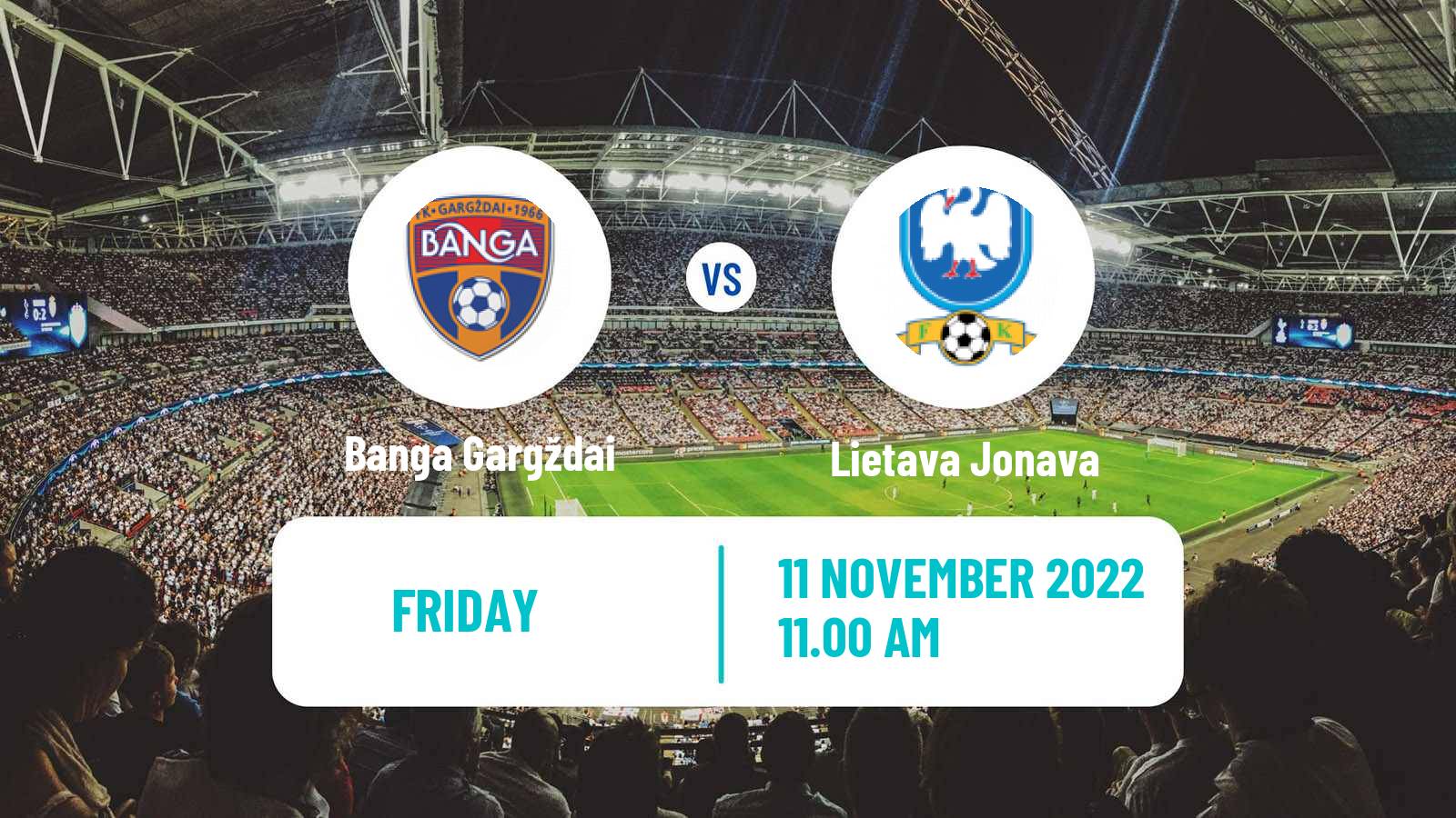 Soccer Lithuanian A Lyga Banga Gargždai - Lietava Jonava