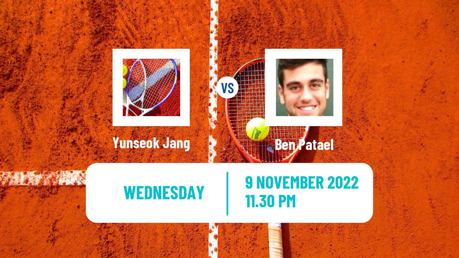 Tennis ITF Tournaments Yunseok Jang - Ben Patael