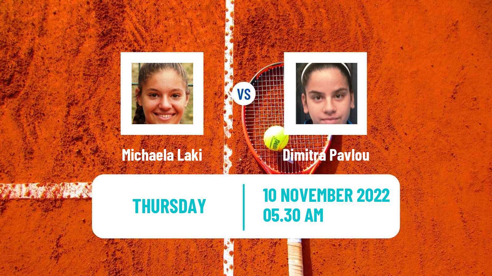 Tennis ITF Tournaments Michaela Laki - Dimitra Pavlou