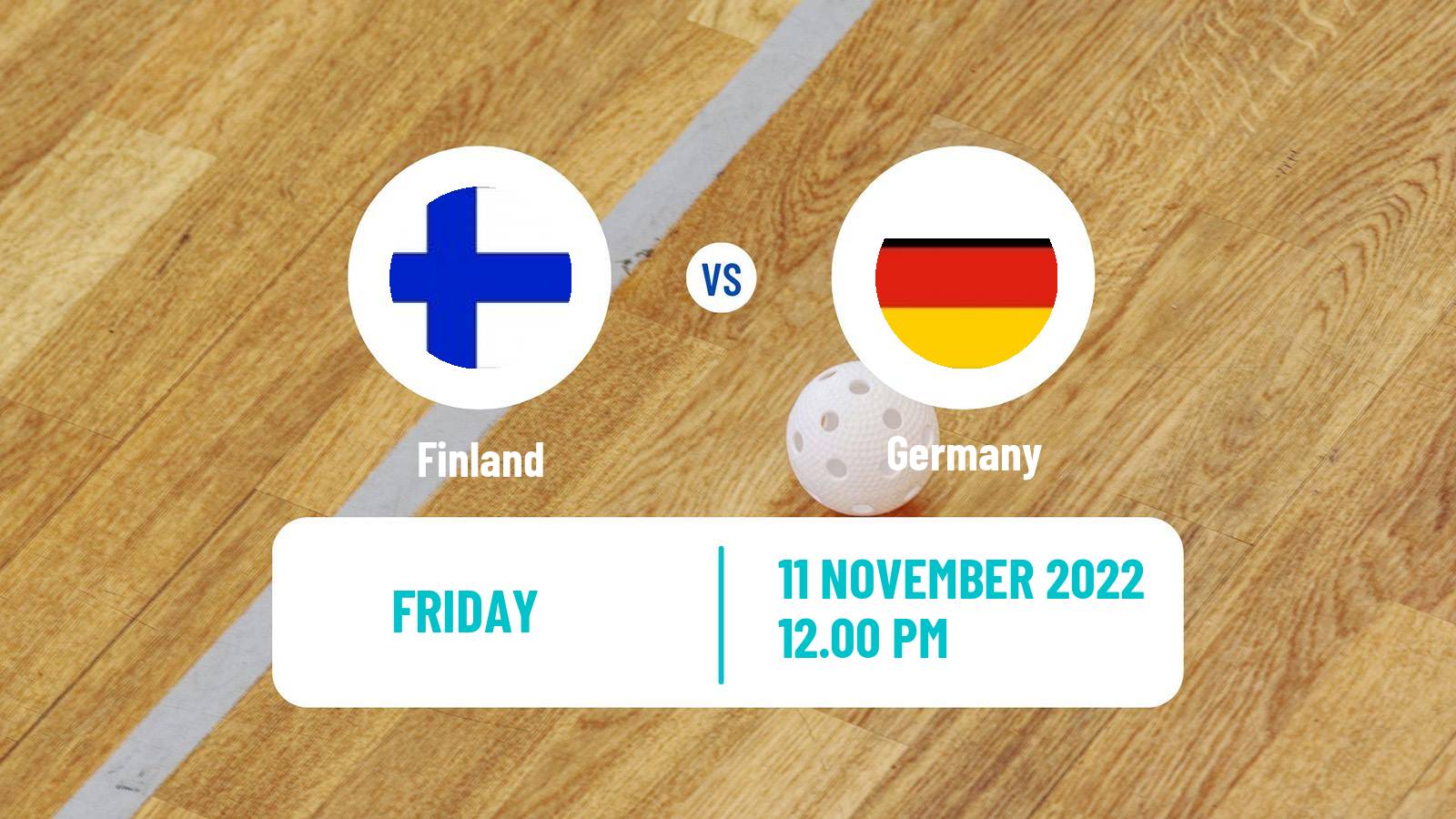 Floorball World Championship Floorball Finland - Germany
