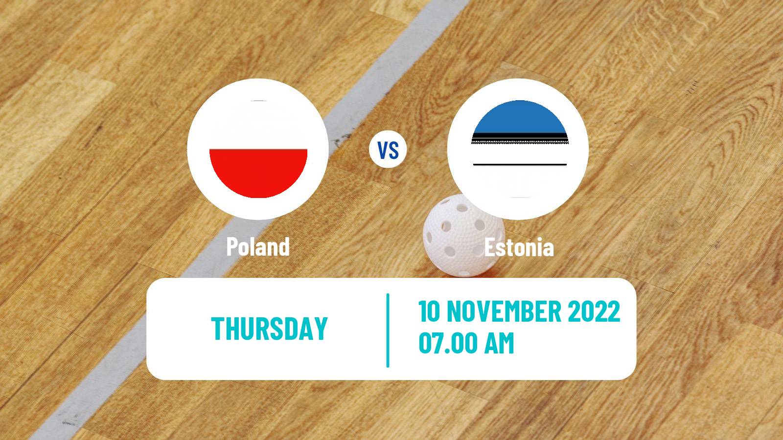Floorball World Championship Floorball Poland - Estonia