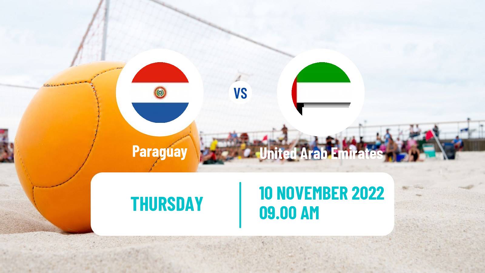 Beach soccer Beach Soccer Paraguay - United Arab Emirates