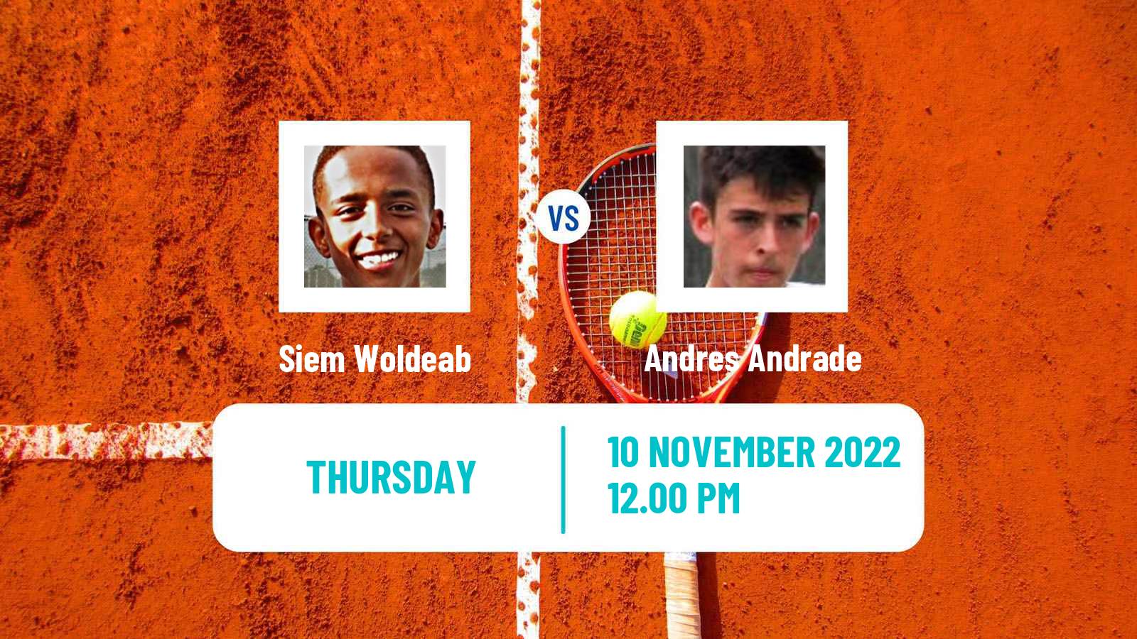 Tennis ITF Tournaments Siem Woldeab - Andres Andrade