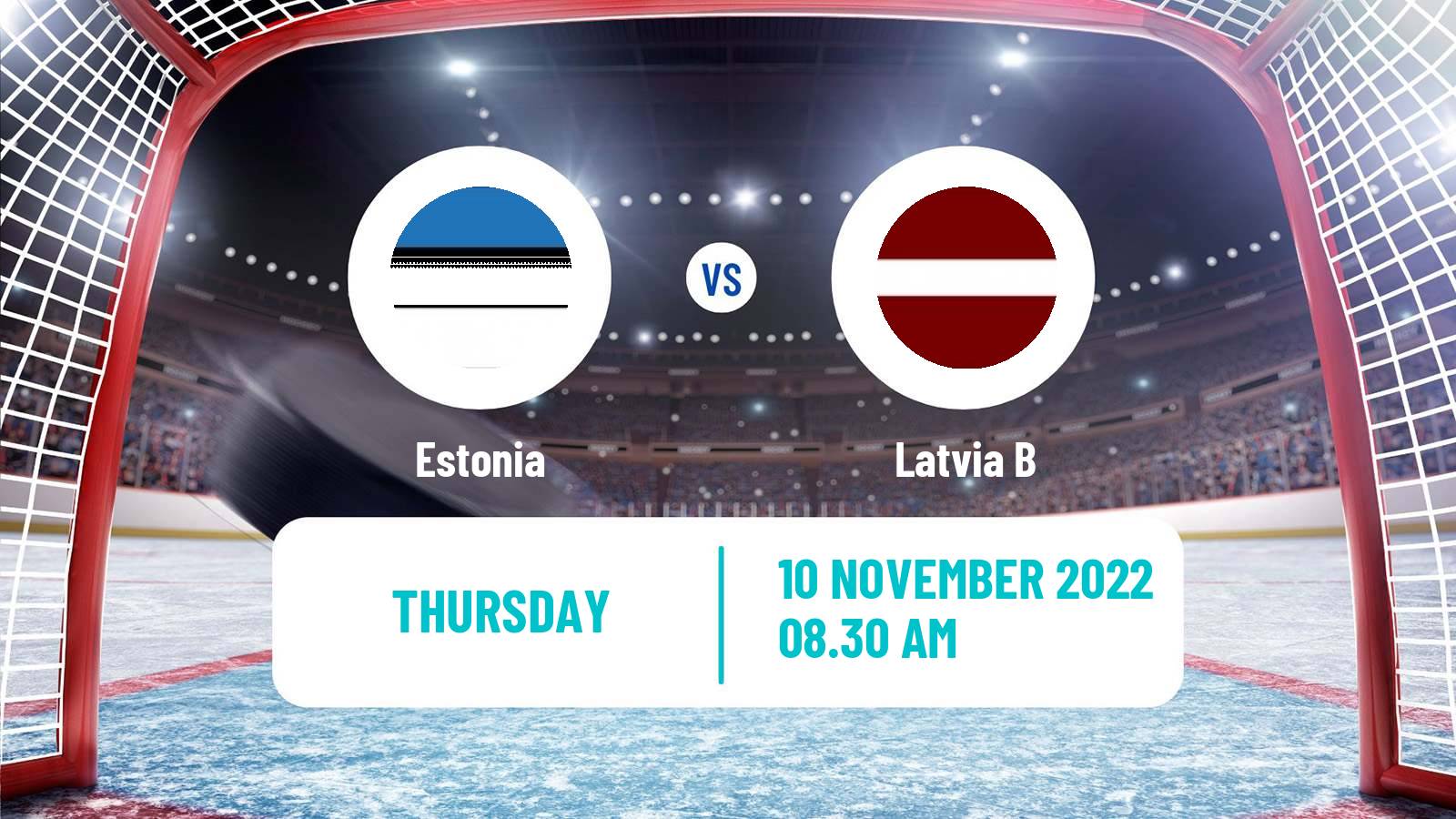Hockey Ice Hockey International Tournament Lithuania Estonia - Latvia B