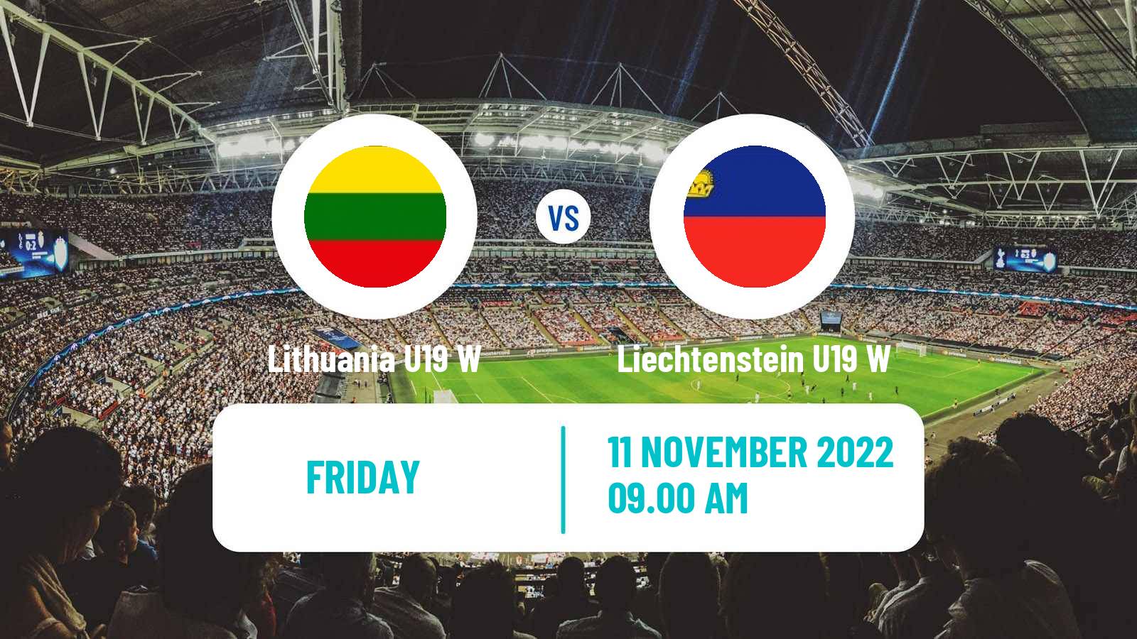 Soccer UEFA Euro U19 Women Lithuania U19 W - Liechtenstein U19 W