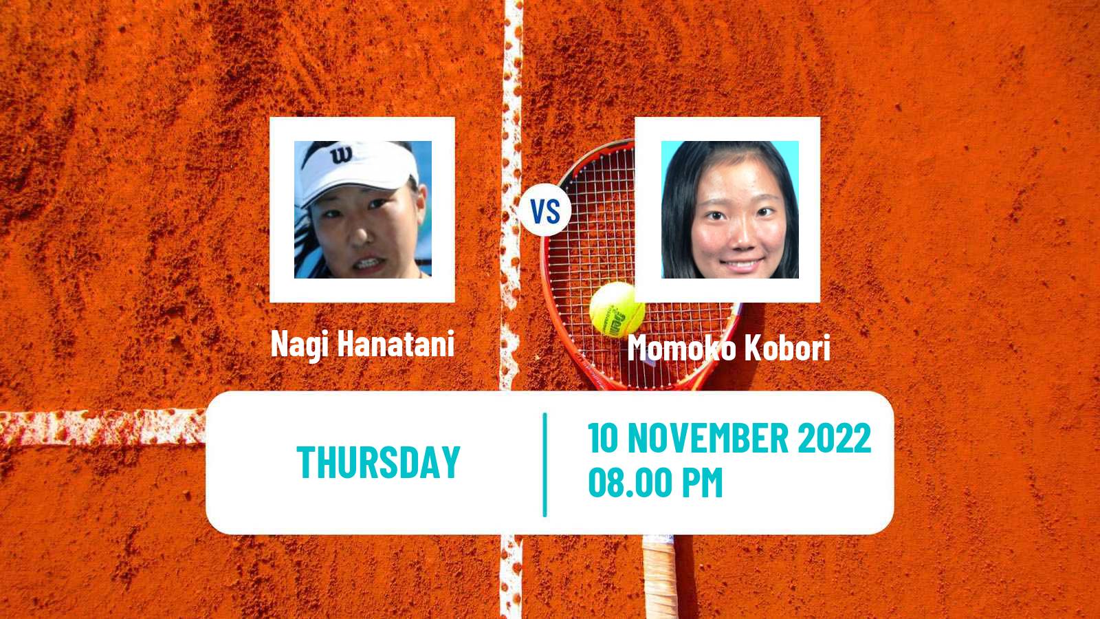 Tennis ITF Tournaments Nagi Hanatani - Momoko Kobori