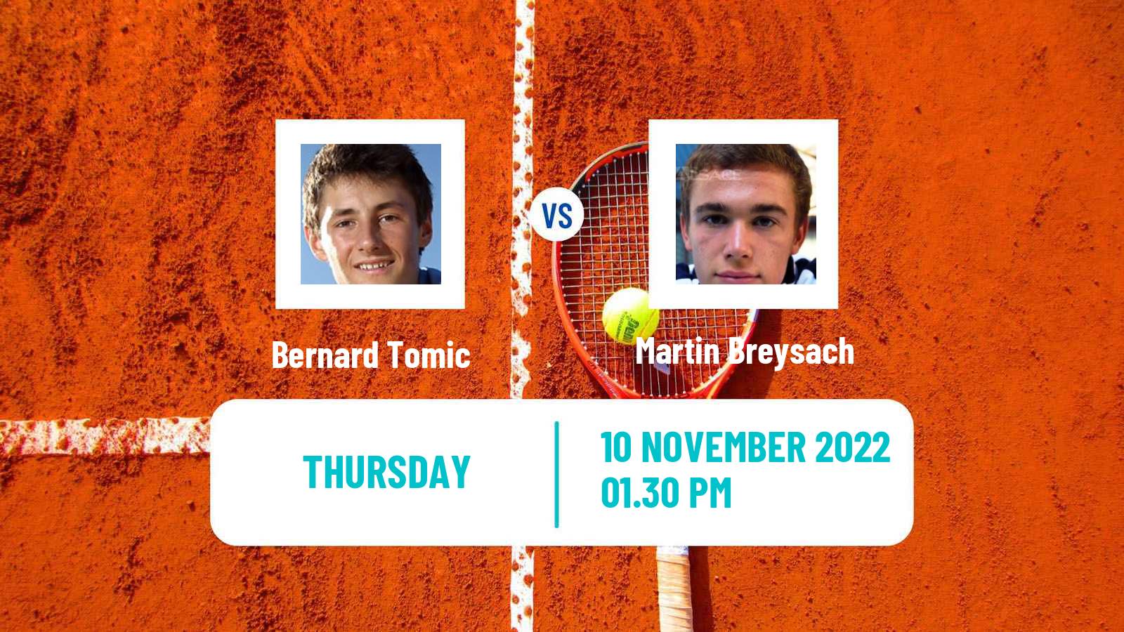 Tennis ITF Tournaments Bernard Tomic - Martin Breysach