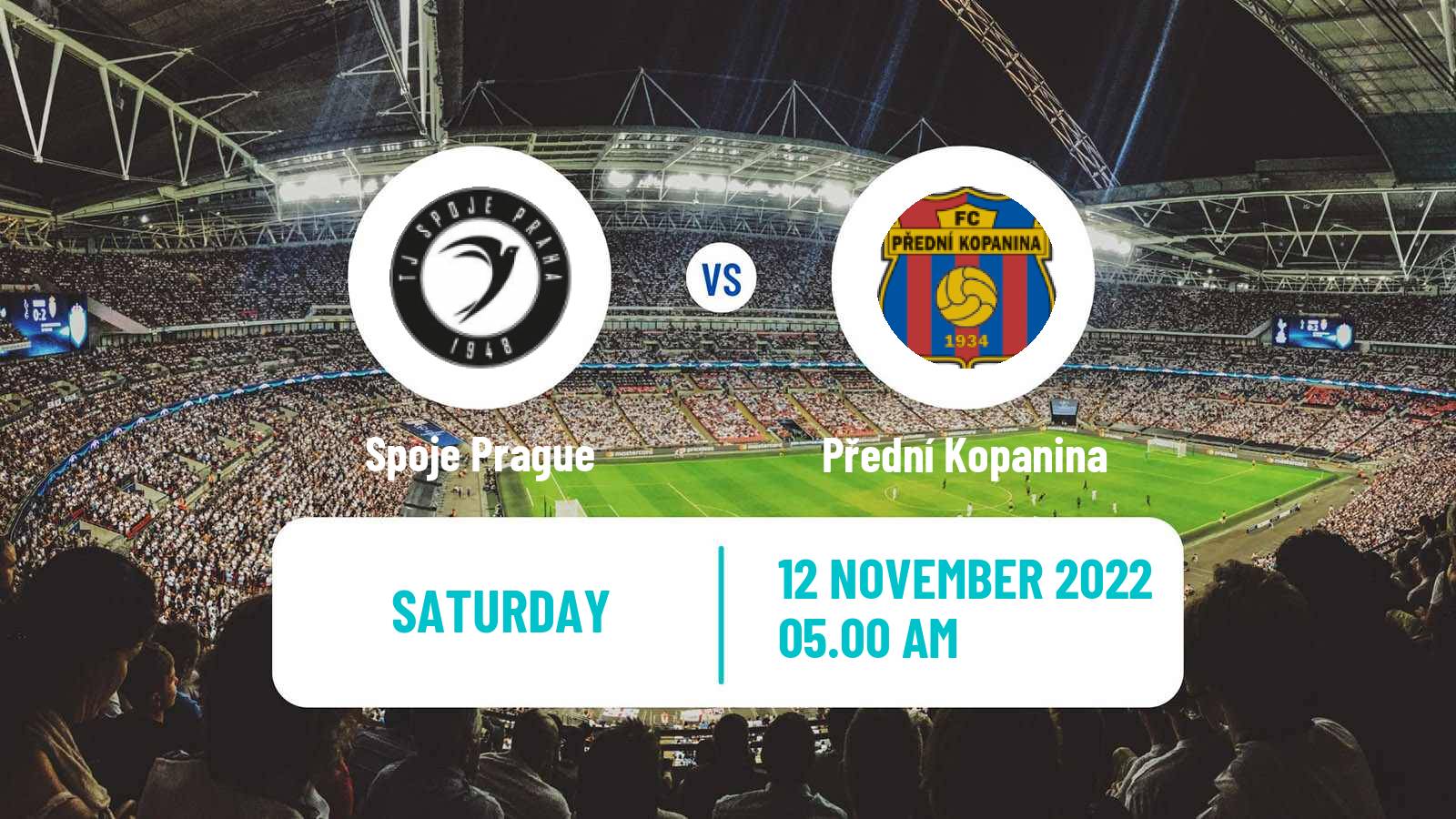 Soccer Czech Prazsky Prebor Spoje Prague - Přední Kopanina