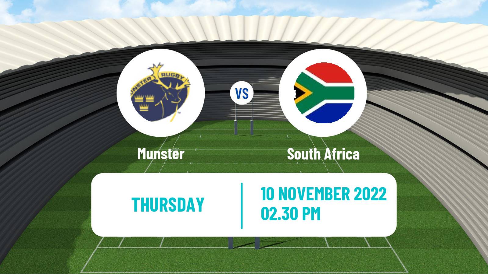 Rugby union Friendly International Rugby Union Munster - South Africa