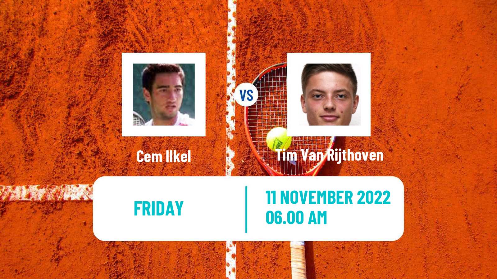 Tennis ATP Challenger Cem Ilkel - Tim Van Rijthoven