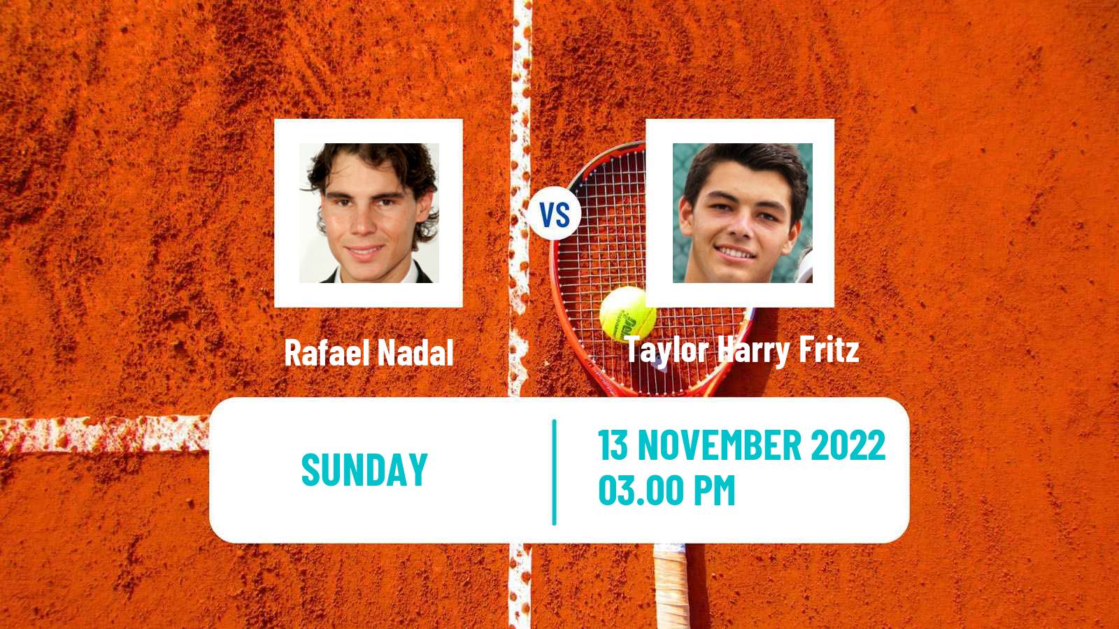 Tennis ATP World Tour Finals Rafael Nadal - Taylor Harry Fritz