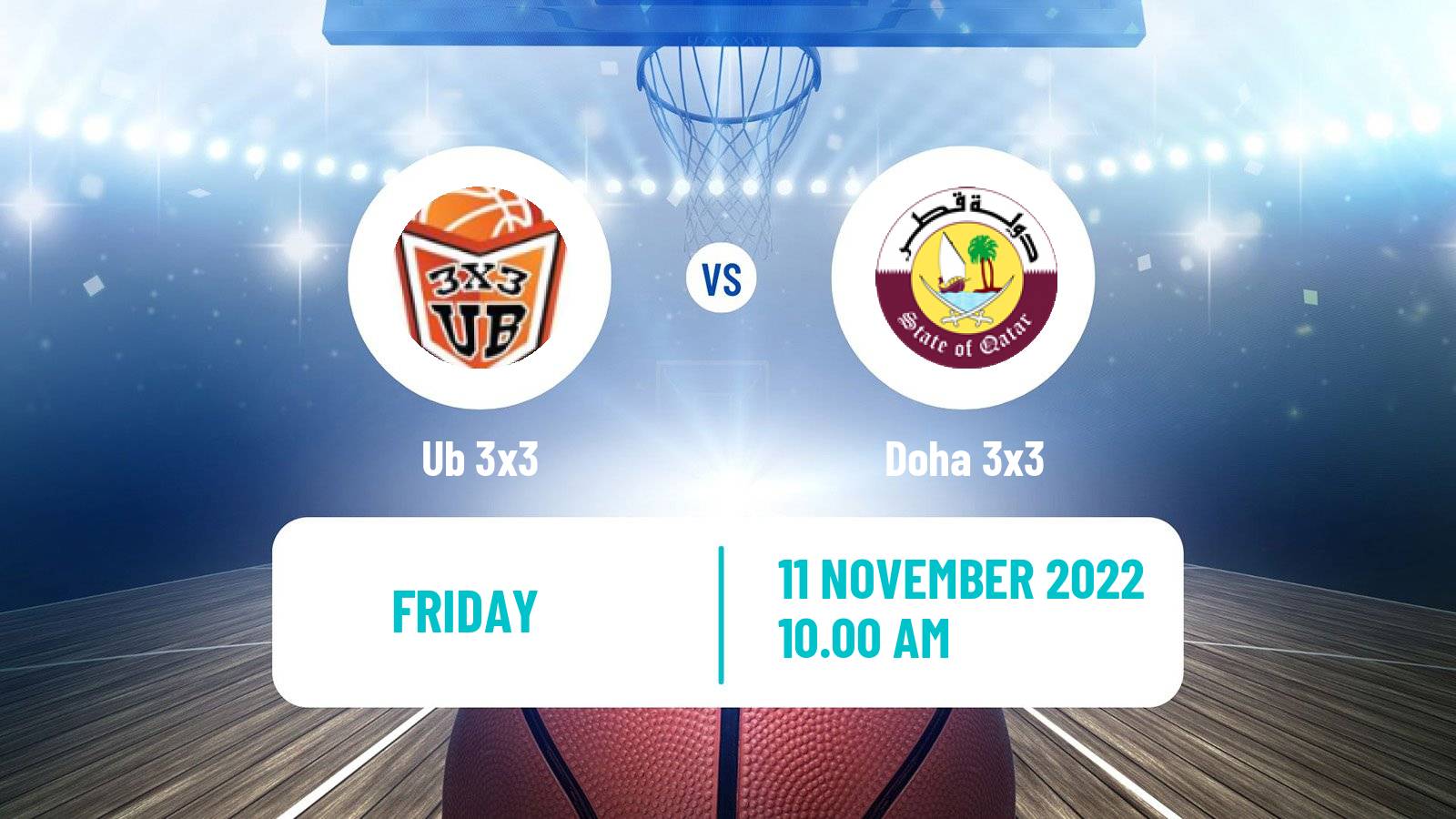 Basketball World Tour Riyadh 3x3 Ub 3x3 - Doha 3x3