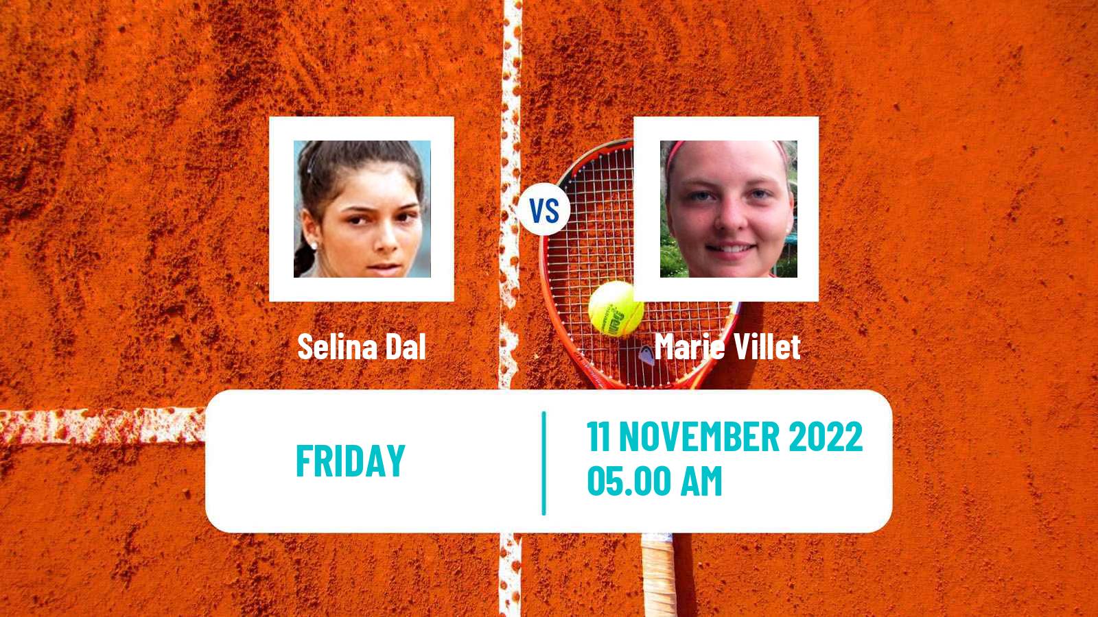 Tennis ITF Tournaments Selina Dal - Marie Villet