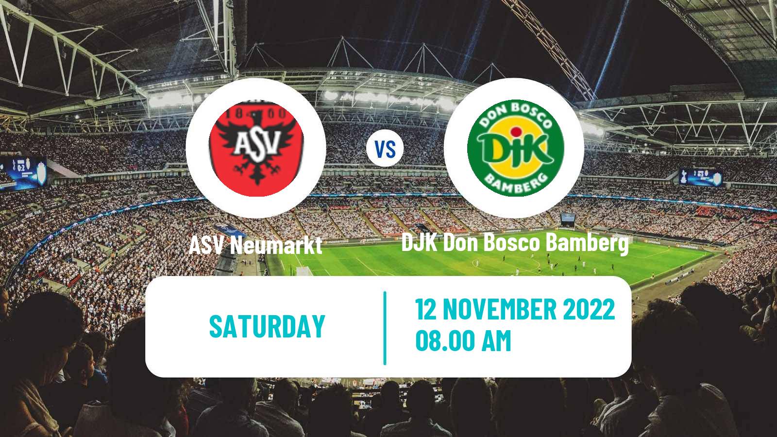 Soccer German Oberliga Bayern Nord Neumarkt - DJK Don Bosco Bamberg