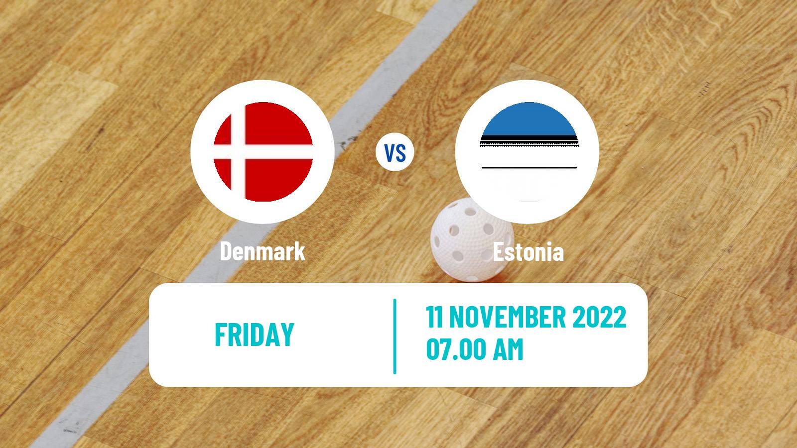 Floorball World Championship Floorball Denmark - Estonia