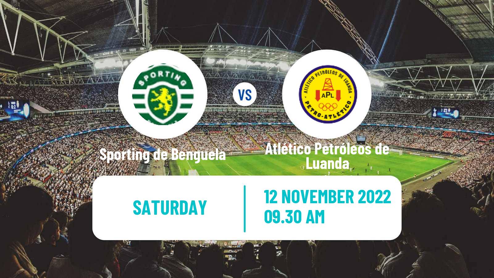 Soccer Angolan Girabola Sporting de Benguela - Atlético Petróleos de Luanda