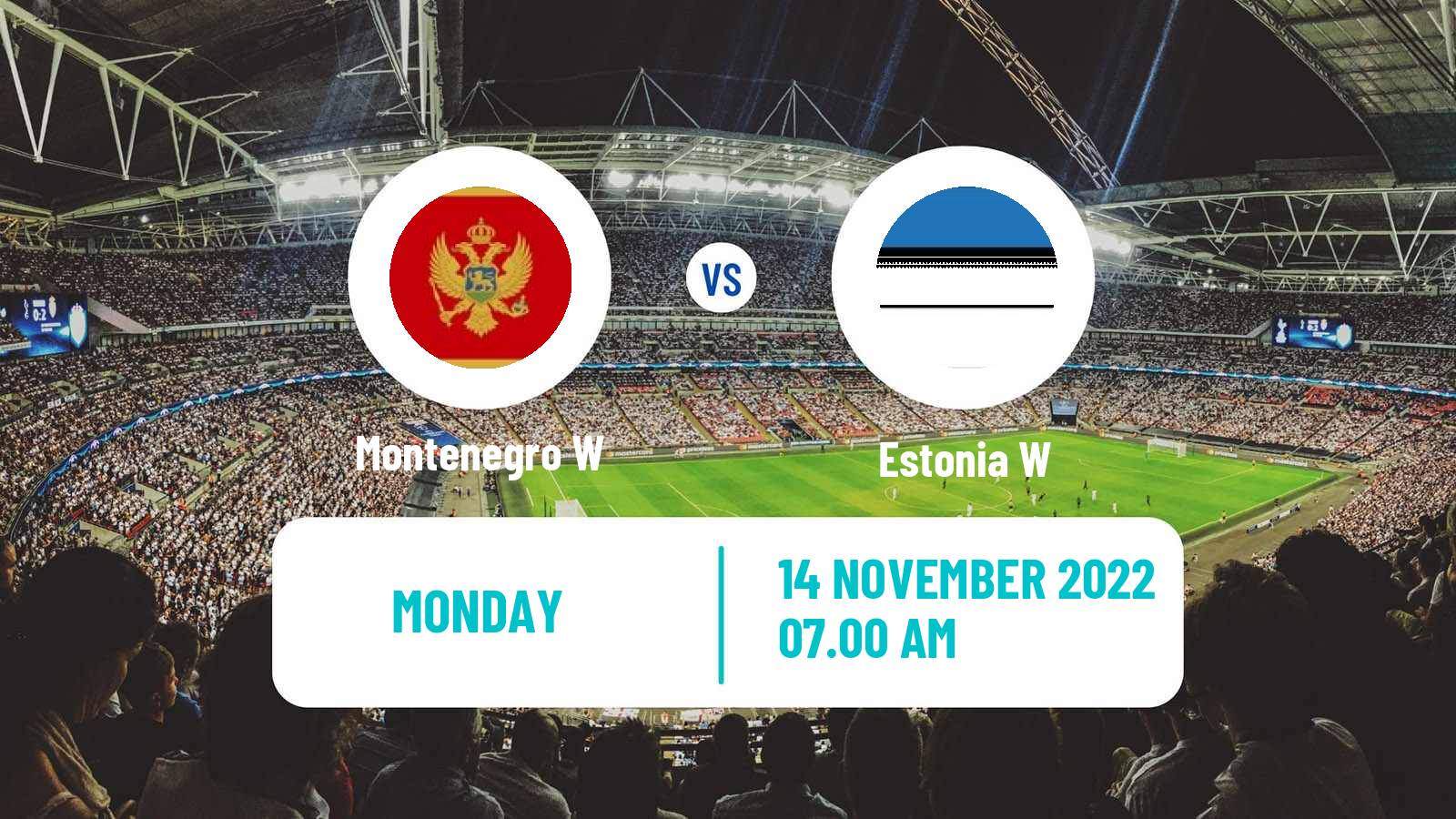 Soccer Friendly International Women Montenegro W - Estonia W
