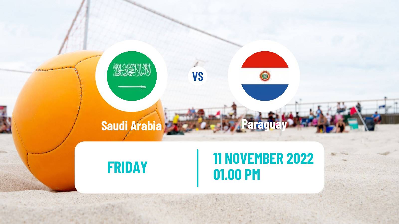 Beach soccer Beach Soccer Saudi Arabia - Paraguay