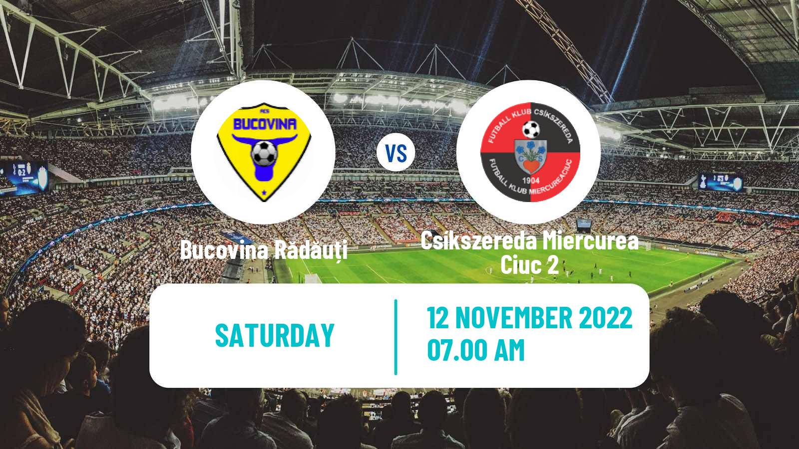 Soccer Romanian Liga 3 - Seria 1 Bucovina Rădăuți - Csíkszereda Miercurea Ciuc 2