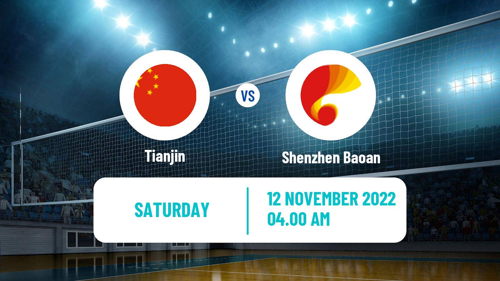 Volleyball Chinese CVL Tianjin - Shenzhen Baoan