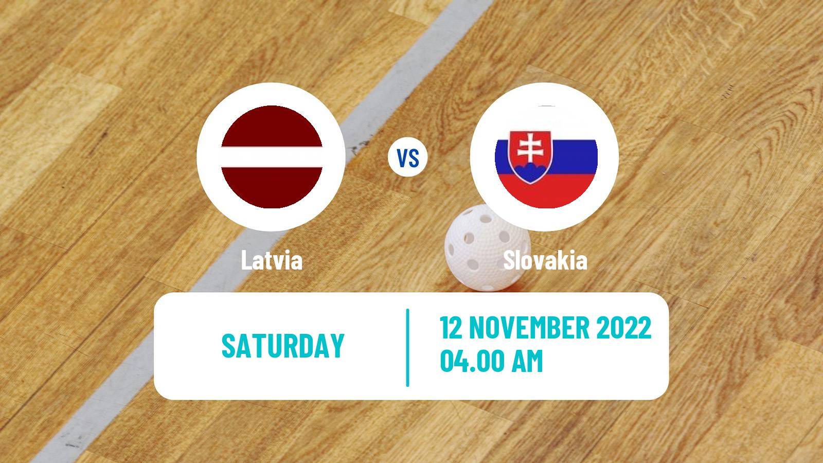 Floorball World Championship Floorball Latvia - Slovakia