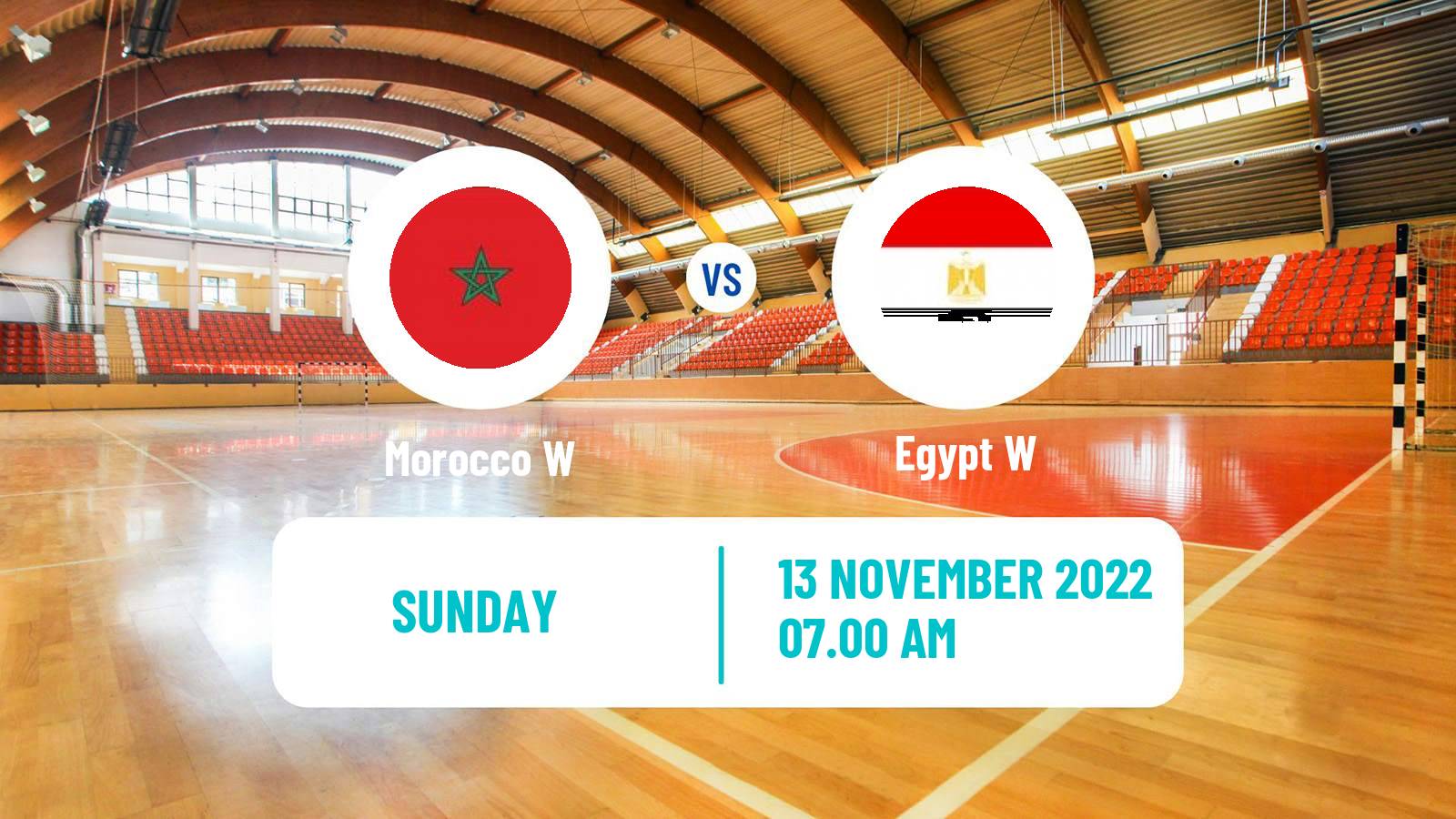 Handball African Championship Handball Women Morocco W - Egypt W